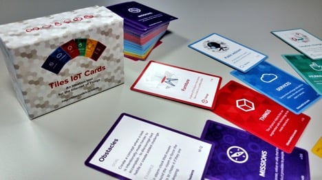 Tiles IoT Cards game